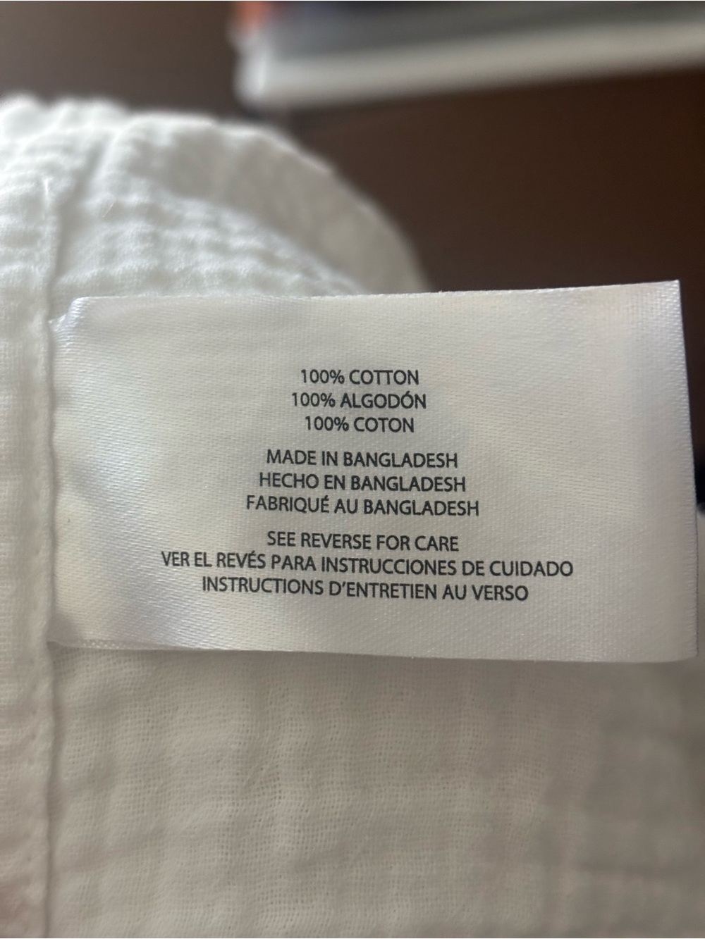 Gap Crinkle Gauze Button Down Shirt White Oversized Cotton NWOT L - Picture 6 of 6